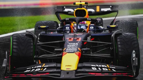 Helmut Marko sobre la clasificación de Checo en Spa: "Espero que sea permanente"