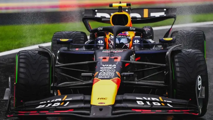 Helmut Marko sobre la clasificación de Checo en Spa: "Espero que sea permanente"