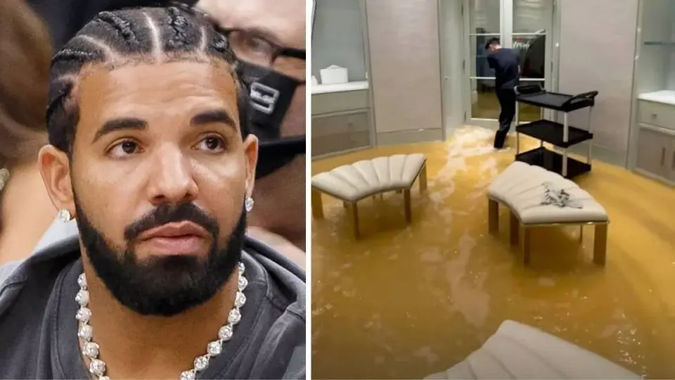 VIDEO: Drake muestra un video de su mansión inundada por las tormentas en Toronto