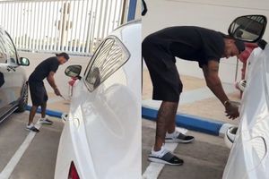 Neymar poncha neumáticos de su compañero del Al-Hilal para cobrar venganza de una broma