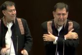 ¡Le ganó el sentimiento! Fernández Noroña llora al despedirse como diputado