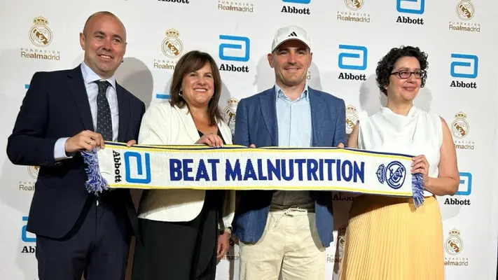 Abbott y Real Madrid se unen para combatir la malnutrición