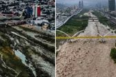 El antes y después del Río Santa Catarina de Nuevo León, que ‘revivió’ gracias a la tormenta tropical Alberto