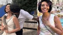 Revelan primeras fotos de Ángela Aguilar con su argolla de matrimonio