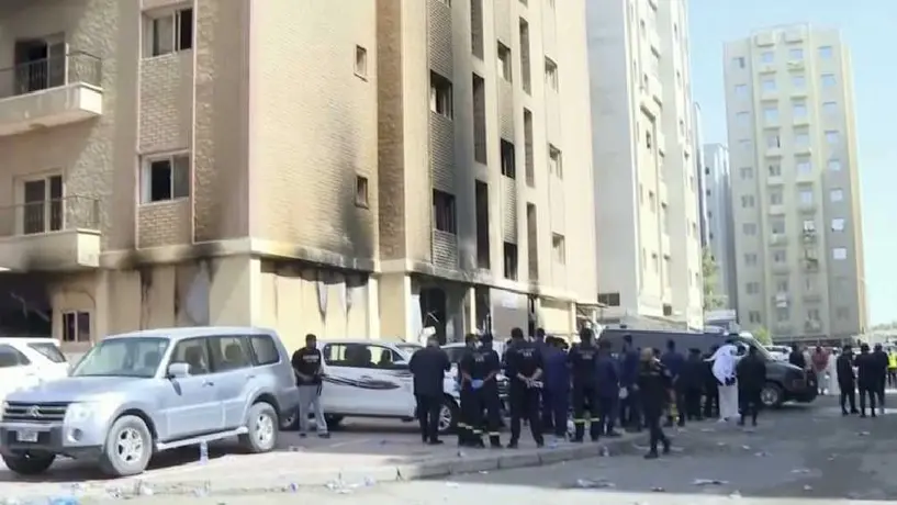 Incendio en edificio de Kuwait deja más de 40 muertos