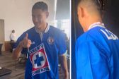 Uriel Antuna usa mítico jersey del campeonato de 1997 e ilusiona a la afición de Cruz Azul