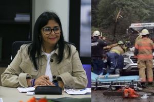 ¿Cuál es el estado de salud de Delcy Rodríguez, vicepresidenta de Venezuela? Un árbol le cayó encima