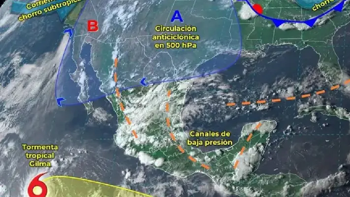 Clima en México para el lunes 19 de agosto de 2024: ¡Se esperan lluvias en varias zonas!