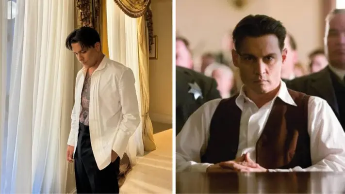 Christian Nodal presume encuentro con Johnny Depp y los fans aseguran que se parecen