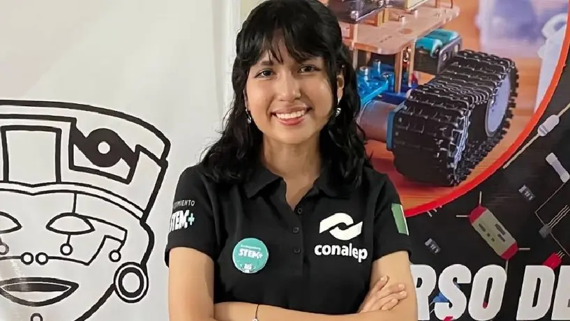 ¡Increíble! Ángela Olazarán, alumna del Conalep, está entre las 50 mejores del mundo