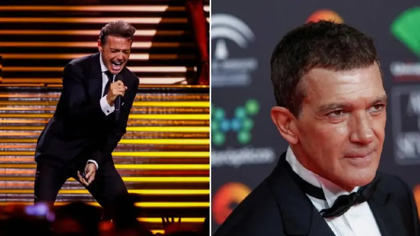 VIDEO: Luis Miguel y Antonio Banderas son vistos juntos en España
