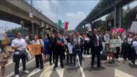¡Última Hora! Metrobús y Trolebús afectados por manifestación en Viaducto por Reforma Judicial