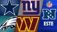NFL: ¿Cómo llegan los equipos de la NFC Este?