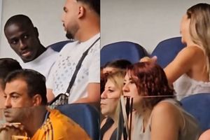 Ferland Mendy fue captado 'ligando' en las gradas durante el Madrid vs Valladolid