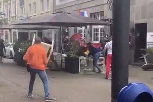 Euro 2024: Ultras ingleses y serbios protagonizan bronca en las calles de Alemania