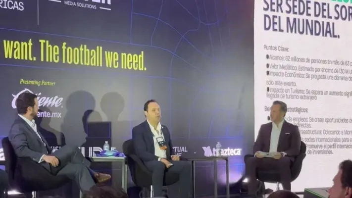 Monterrey quiere ser la mejor sede del Mundial 2026, dijo Alejandro Hütt en el World Football Summit Americas