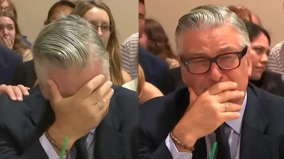 Alec Baldwin rompe en llanto al escuchar que su caso de homicidio involuntario es desestimado