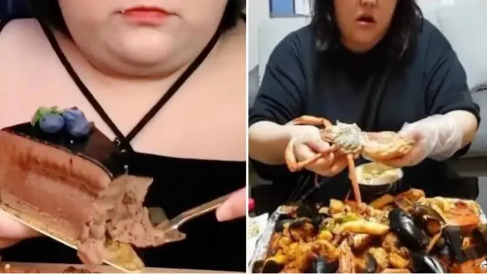 Influencer, Pan Xiaoting, muere tras comer durante 10 horas seguidas por un reto en un vivo