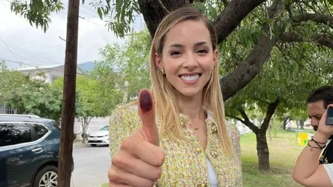 Mariana Rodríguez se declara ganadora en elección a alcaldía de Monterrey