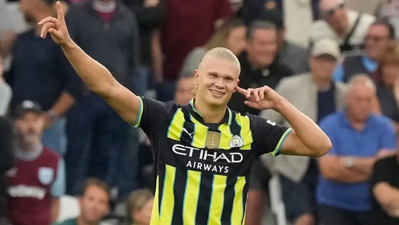 Con hat trick de Haaland, Manchester City aplasta al West Ham de Edson Álvarez