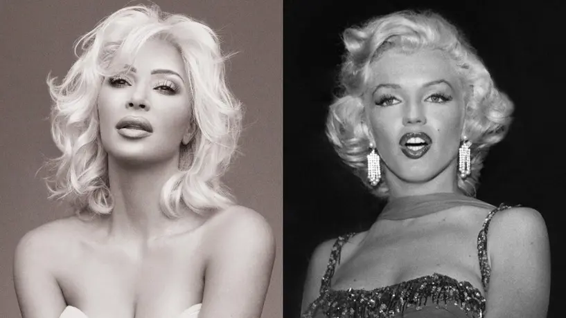 Kim Kardashian se convierte en Marilyn Monroe ¡Descubre el provocativo motivo!