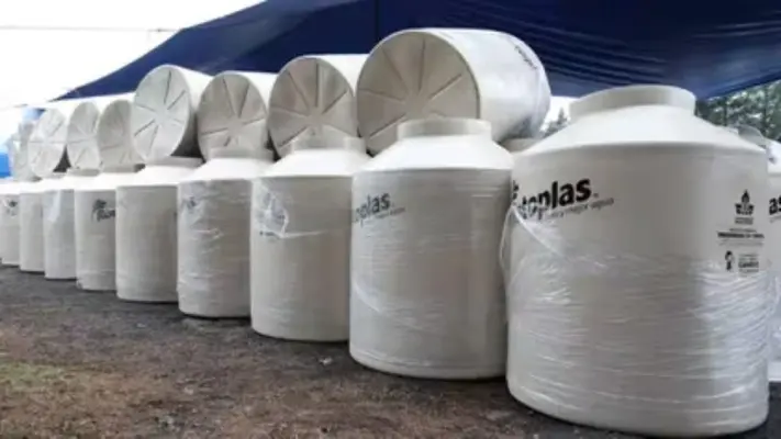 Municipio del Estado de México remata tinacos y cisternas ¡Tienen 40% de descuento!