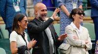 ¡Presente! Pep Guardiola asiste a Wimbledon para ver el Djokovic vs Popyrin