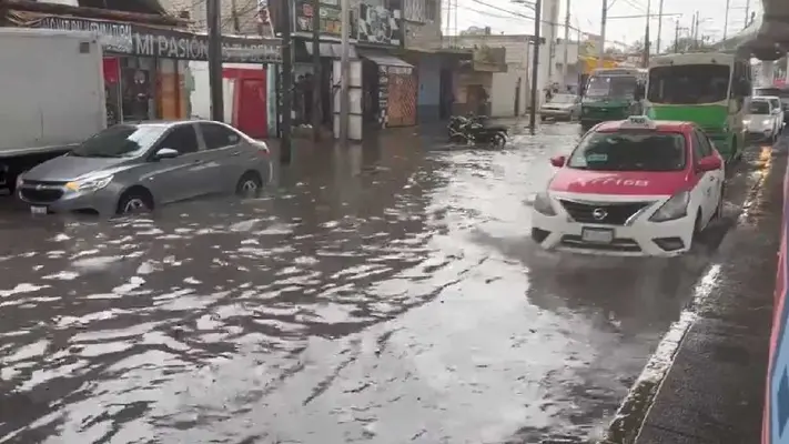Lluvias en CDMX dejaron inundaciones en la alcaldía Tláhuac