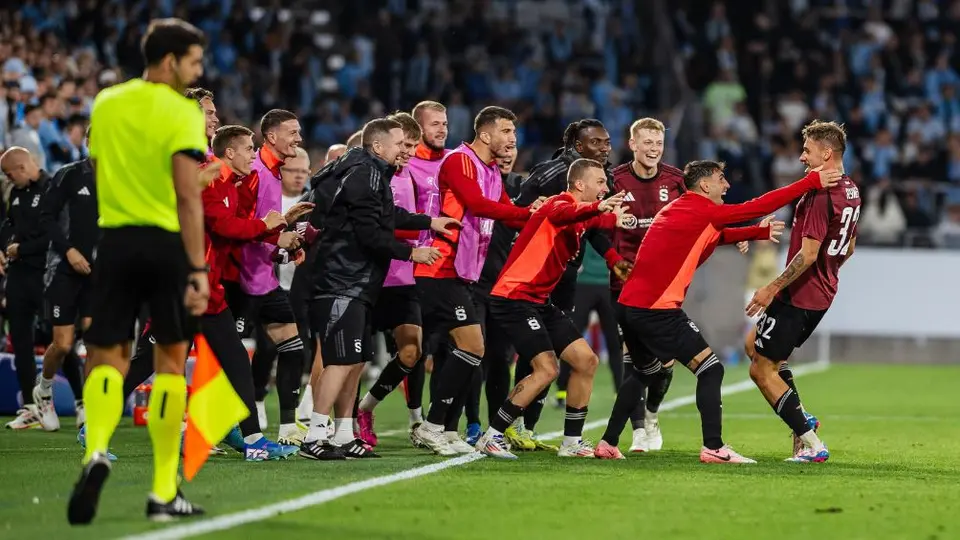 Sparta Praga 'se burla' del Malmo y del Galatasaray tras clasificar a la Champions League