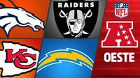 NFL: ¿Cómo llegan los equipos de la AFC Oeste?