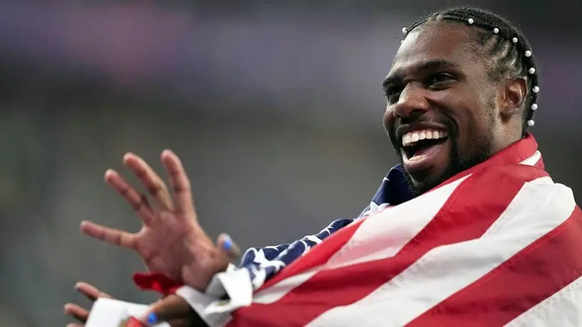 París 2024: Noah Lyles vence al jamaiquino Kishane Thompson y se cuelga el oro en los 100 metros