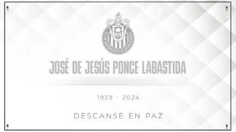 Fallece José de Jesús Ponce leyenda de Chivas