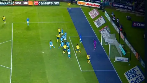 Polémica arbitral en el Cruz Azul vs América tras el primer gol de las Águilas