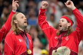 ¡A lo grande! Dinamarca celebra con cervezas en el vestidor el oro en balonmano