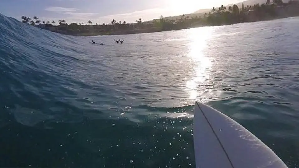 Surfista es rescatado tras pedir ayuda con piedras
