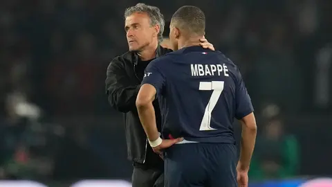 Luis Enrique sobre dirigir a Mbappé en PSG: 'No tengo nada que reprochar'