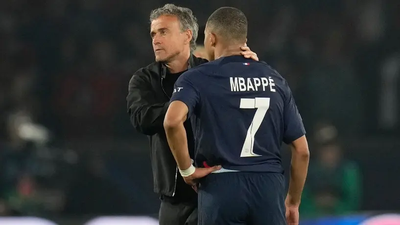 Luis Enrique sobre dirigir a Mbappé en PSG: 'No tengo nada que reprochar'