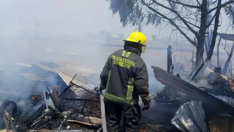 Explosión de taller de pirotecnia en el municipio de Coronango, Puebla deja 8 heridos