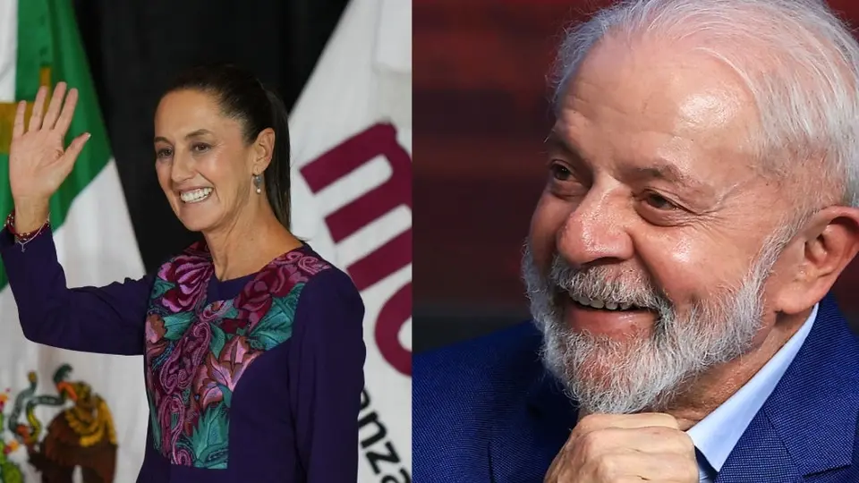El presidente de Brasil, Luiz Inácio Lula da Silva celebra el triunfo de Claudia Sheinbaum y anuncia visita a México
