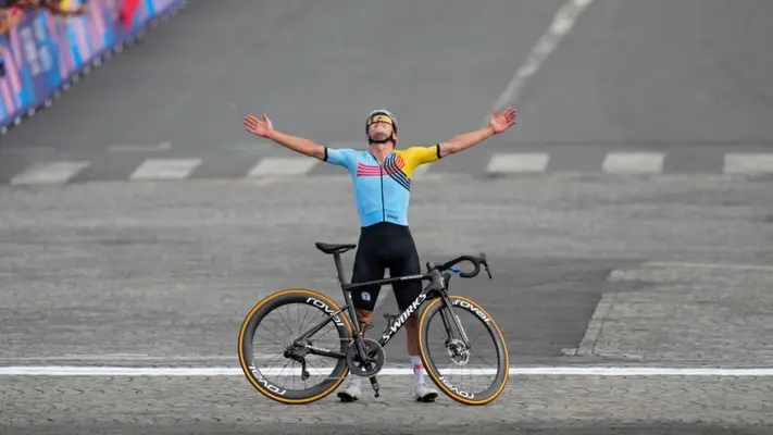 Remco Evenepoel, de futbolista a campeón olímpico de ciclismo en París 2024