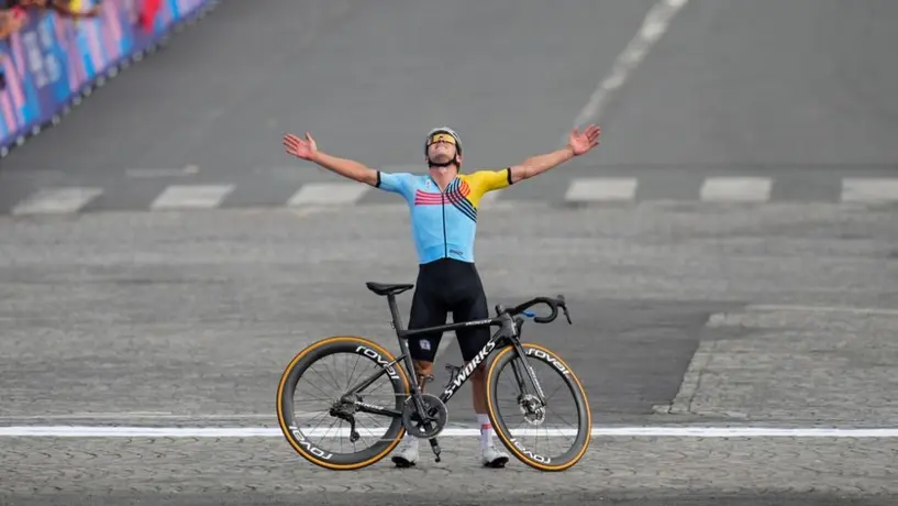 Remco Evenepoel, de futbolista a campeón olímpico de ciclismo en París 2024