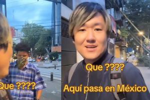 Tiktoker japonés graba video de intento de asalto en su contra, en la CDMX