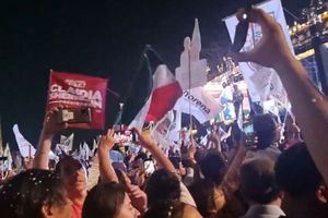Los festejos en el Zócalo luego de que se anunciara a Sheinbaum como futura Presidenta de México