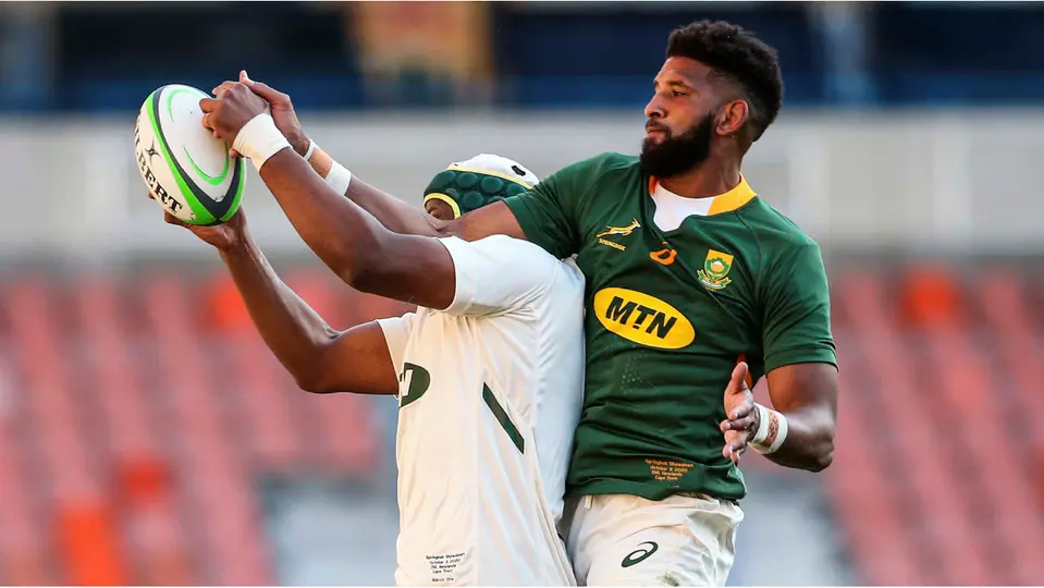 Hyron Andrews, jugador sudafricano | X:@Springboks