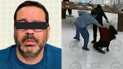¡Deportado y al reclusorio! Empresario que golpeó a recepcionista en Santa Fe regresa a México