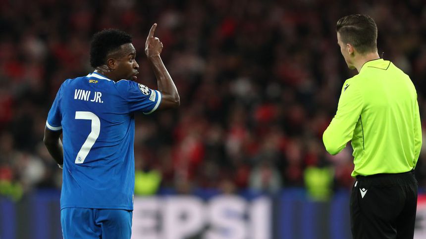 Infantino habló sobre los presuntos insultos en contra de Vinicius | AP