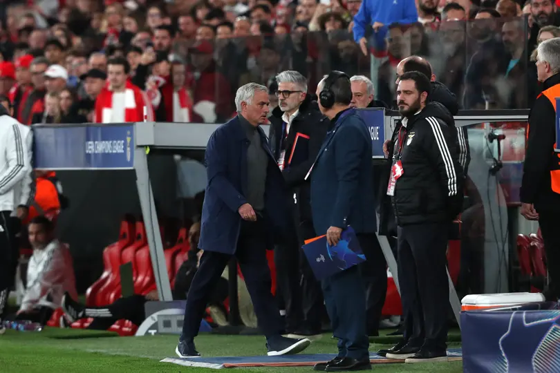 Mourinho se fue expulsado del encuentro | AP