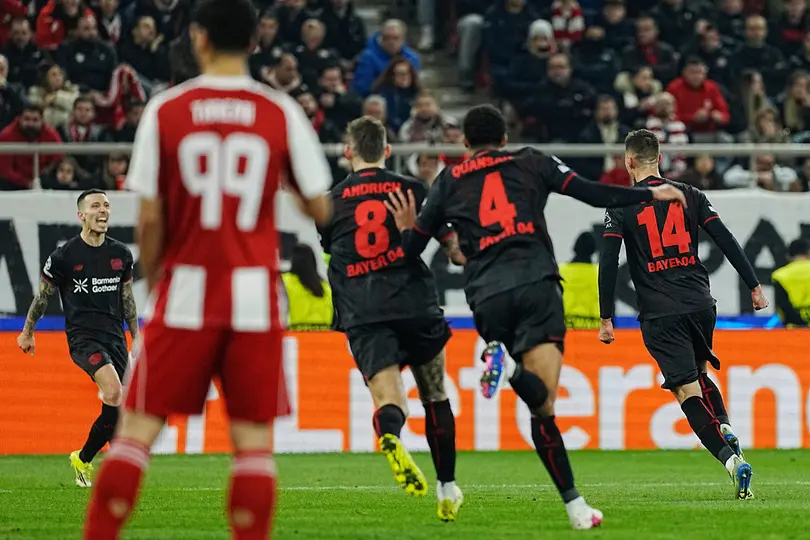 Bayern Leverkusen en su victoria en Champions I AP