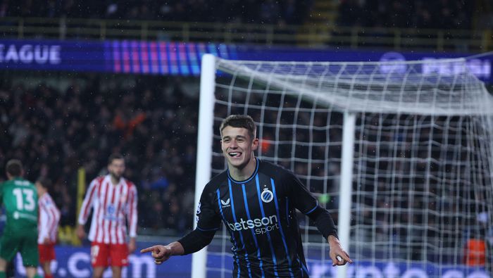 Tresoldi celebra su gol ante Atlético de Madrid | AP