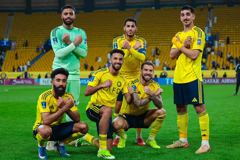 Al Nassr tras derrotar al Arkadag en la Liga de Campeones de la AFC I X:@AlNassrFC_EN